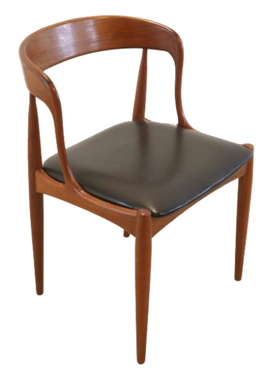 Image 1 of 6x Johannes Andersen voor Uldum stoelen eetkamerstoelen vintage