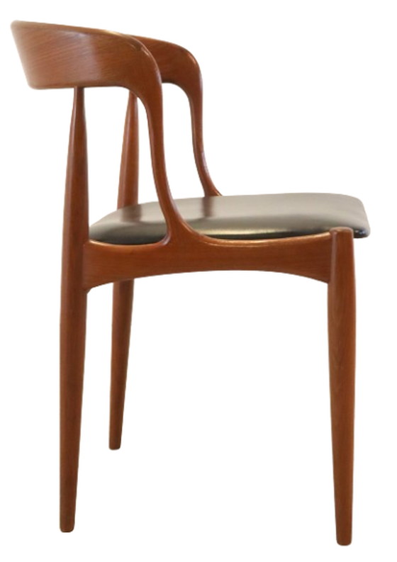 Image 1 of 6x Johannes Andersen voor Uldum stoelen eetkamerstoelen vintage