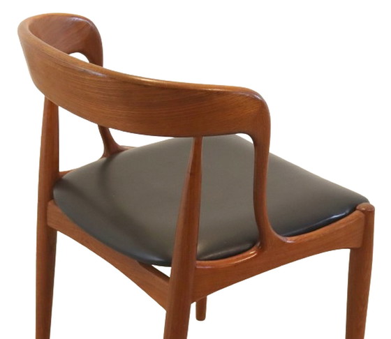 Image 1 of 6x Johannes Andersen voor Uldum stoelen eetkamerstoelen vintage