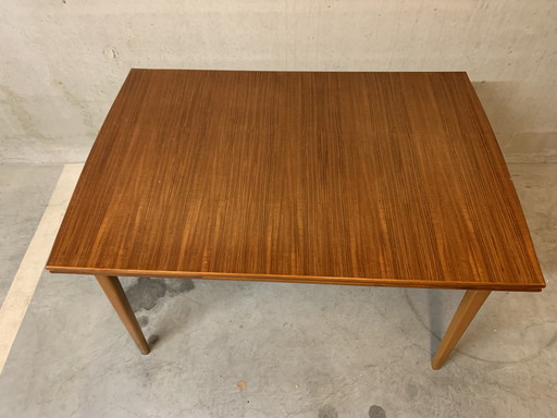 Grote Teak Eettafel Jaren 60