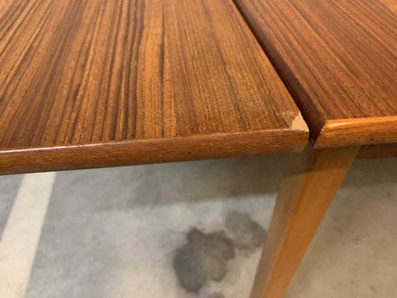 Image 1 of Grote Teak Eettafel Jaren 60