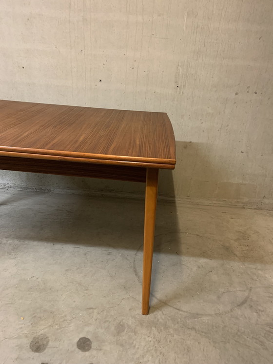 Image 1 of Grote Teak Eettafel Jaren 60