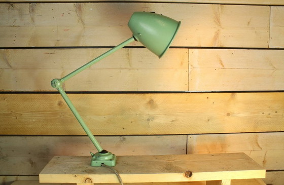 Image 1 of Prachtige Industriële Scharnier Lamp 50S  Lbl (Leipzig)