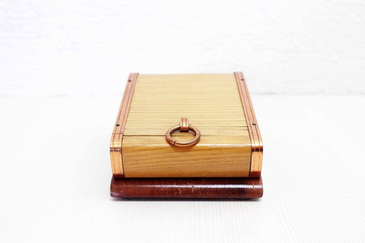 Art Deco sigaren humidor / Art Deco kantoor kit