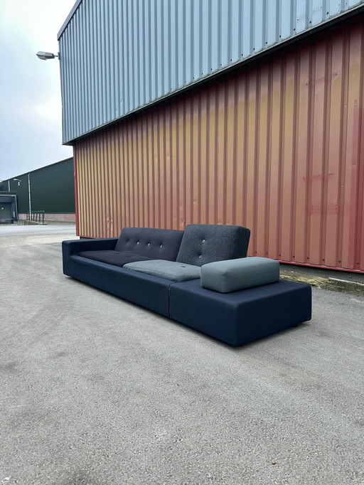 Vitra Poldersofa XXL – Donkerblauw Mix