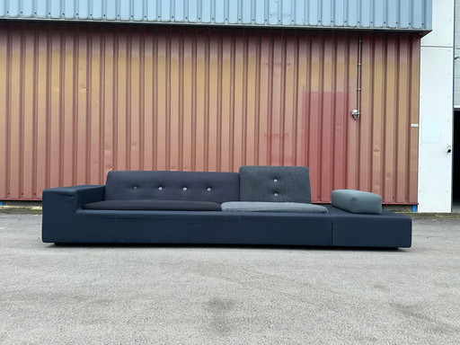 Vitra Poldersofa XXL – Donkerblauw Mix