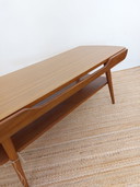 Vintage salontafel omkeerbaar tafelblad 70s