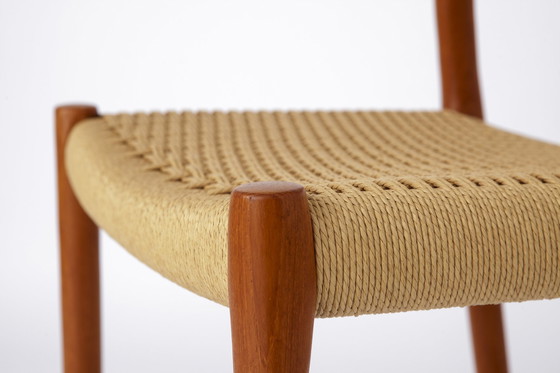 Image 1 of 1 van 6 Niels Moller stoelen, model 84, jaren 1970, Teak, Vintage, Deens