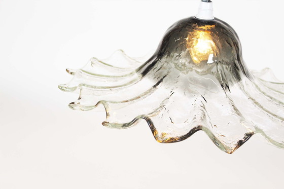 Image 1 of Vintage Italiaanse glazen hanglamp