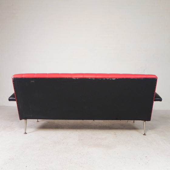 Image 1 of Met Skai Bekleedde Rockabilly Bank, Jaren 50