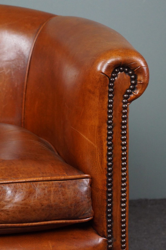 Image 1 of Schapenleren clubfauteuil