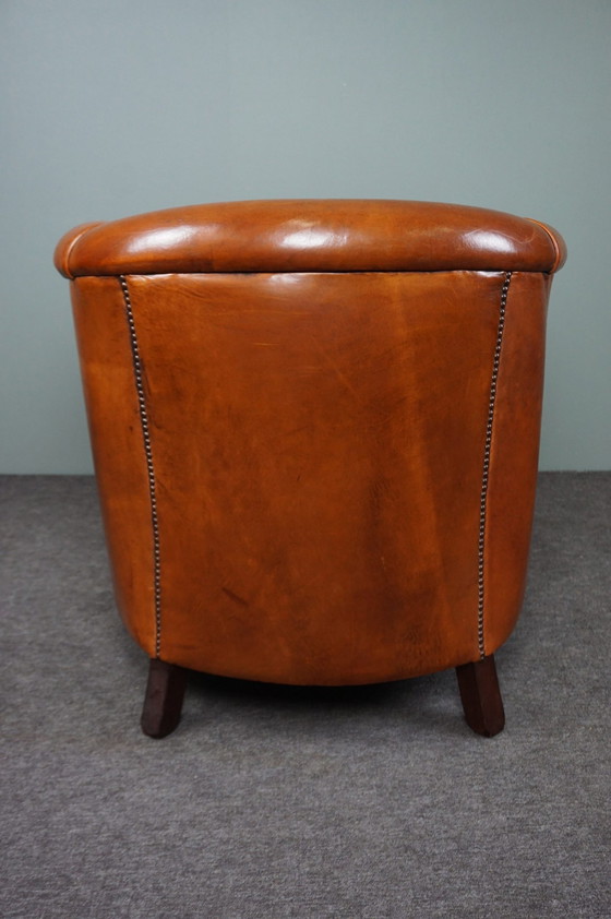 Image 1 of Schapenleren clubfauteuil