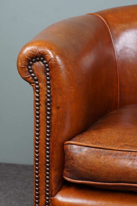 Image 1 of Schapenleren clubfauteuil