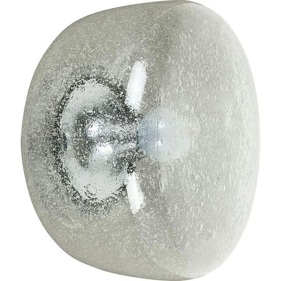 Image 1 of Vintage glazen wandlamp door Hillebrand Leuchten, Duitsland 1970