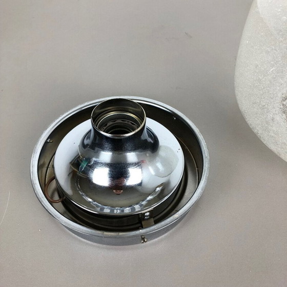 Image 1 of Vintage glazen wandlamp door Hillebrand Leuchten, Duitsland 1970