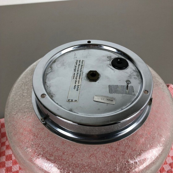 Image 1 of Vintage glazen wandlamp door Hillebrand Leuchten, Duitsland 1970