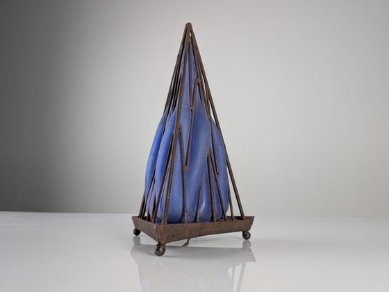 Image 1 of Mid Century Pyramide Tafellamp