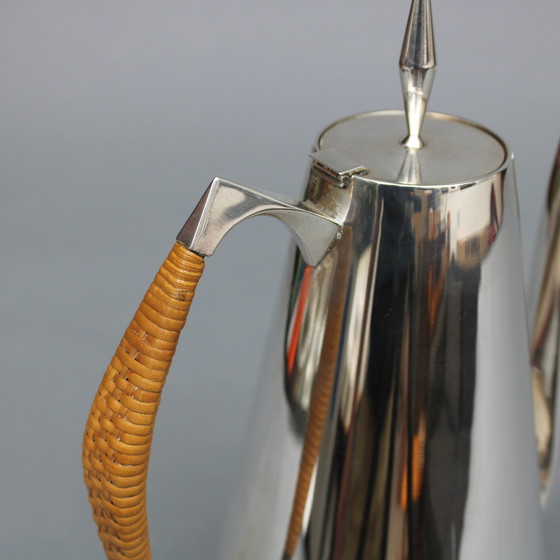 Image 1 of Gio Ponti (1891-1979) Sterling zilveren koffiekan - The Diamond - Reed & Barton, USA 