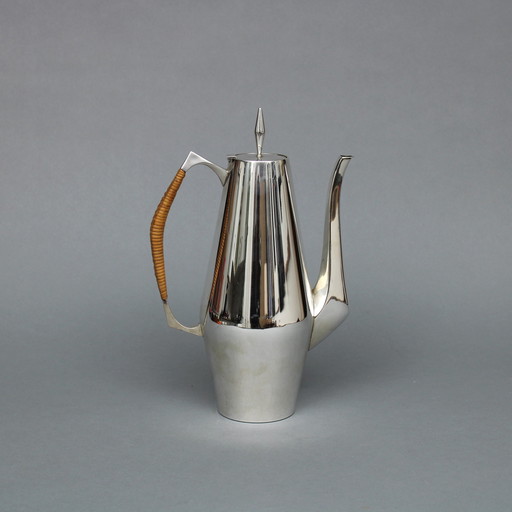 Gio Ponti (1891-1979) Sterling zilveren koffiekan - The Diamond - Reed & Barton, USA 