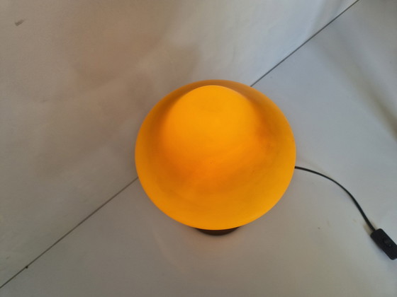 Image 1 of Vintage glazen paddestoel lamp