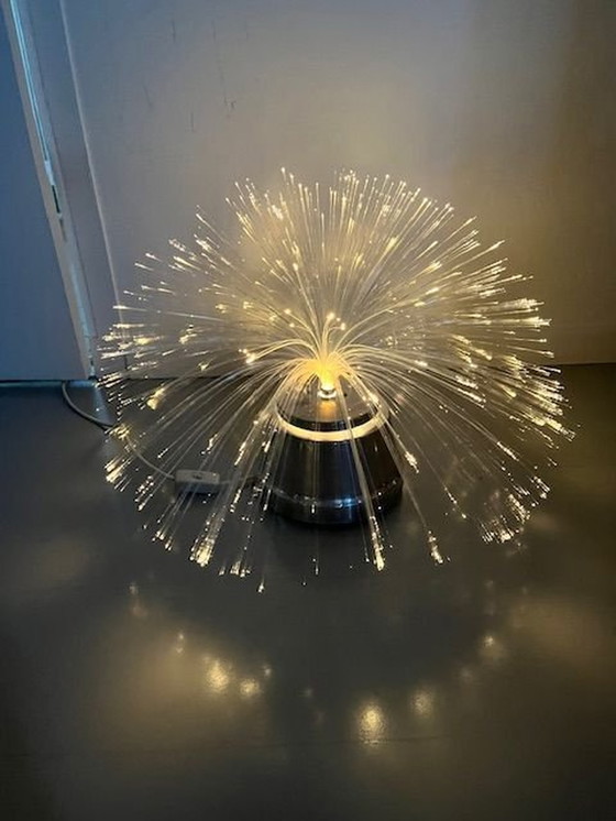 Image 1 of Kinetische vezeloptische lamp, 1978, Frankrijk, Uitgeverij Yenni