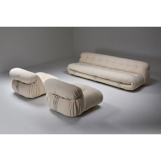 Image 1 of Vintage "Soriana" vierzitsbank door Afra en Tobia Scarpa voor Cassina, 1970