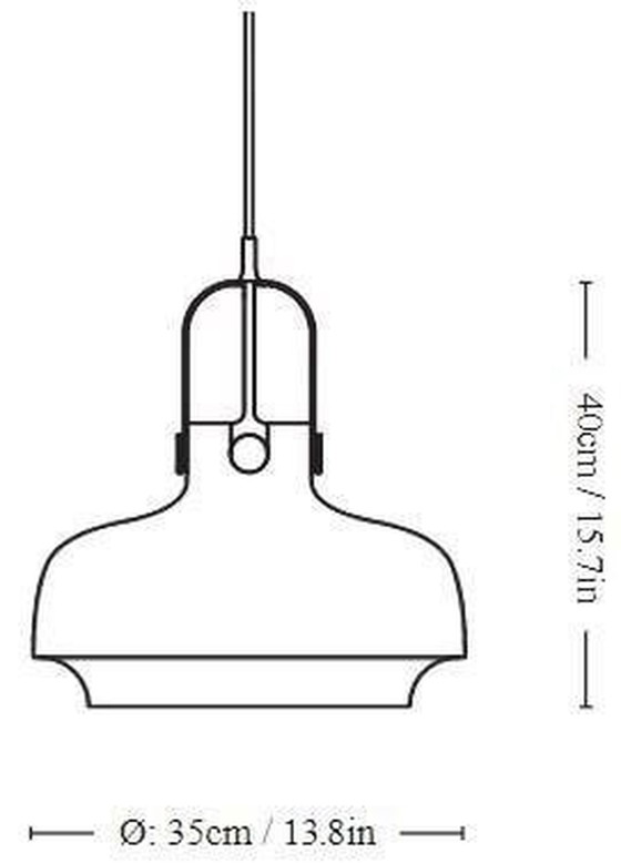 Image 1 of &Tradition SC7 Copenhagen hanglamp - Showmodel