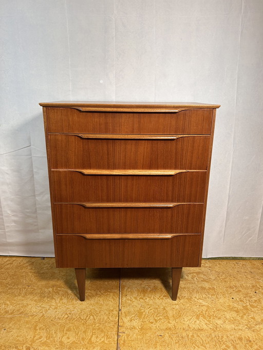 Mid Century Retro Vintage Teak ladekast 1960