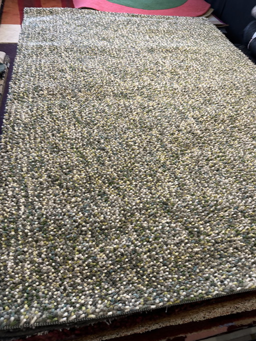 Brink en Campman - Dots - 170 x 240 cm - groen -100% wol