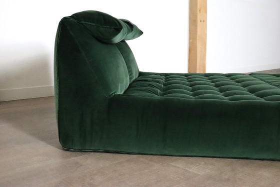 Image 1 of Le Bambole bed in fluweel van Mario Bellini voor B&B Italia, 1970S