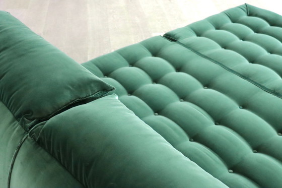 Image 1 of Le Bambole bed in fluweel van Mario Bellini voor B&B Italia, 1970S