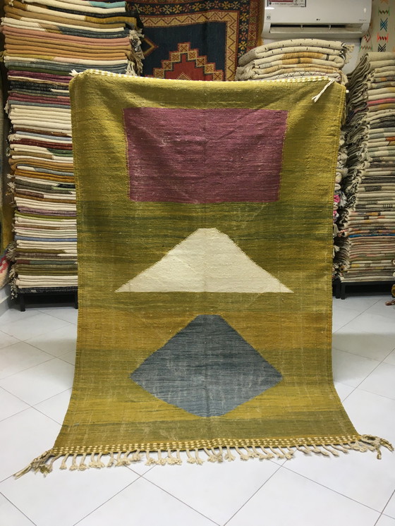 Image 1 of Kelim Boujaad Berber vloerkleed 2m42 x 1m54