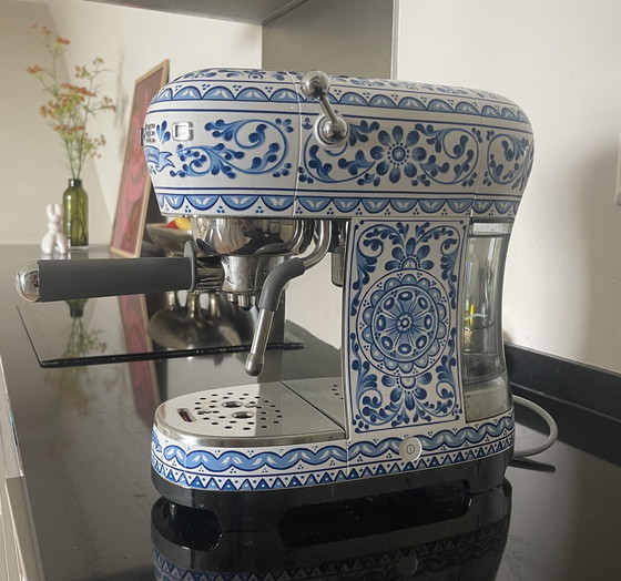 Image 1 of Smeg x Dolce & Gabbana | Blu Mediterraneo | Espresso machine