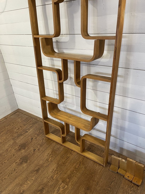 Image 1 of Midcentury Roomdivider van Ludvik Volak - vierkant model - met steunen