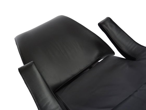 Image 1 of Wk Wohnen Solo fauteuil relaxfunctie leer zwart