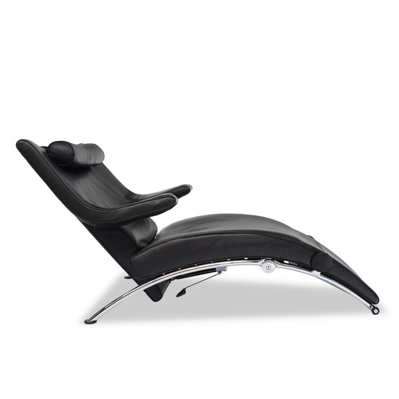 Image 1 of Wk Wohnen Solo fauteuil relaxfunctie leer zwart