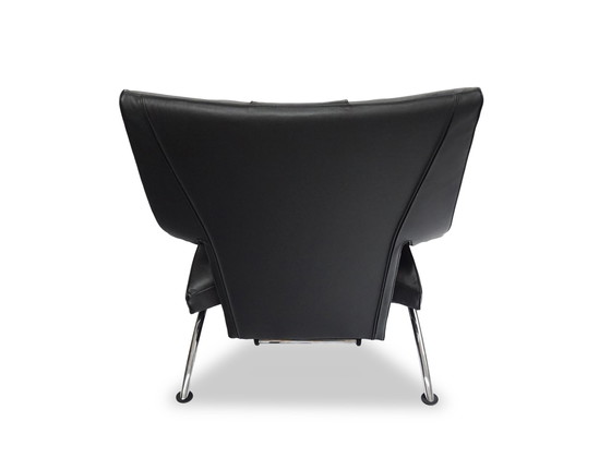 Image 1 of Wk Wohnen Solo fauteuil relaxfunctie leer zwart