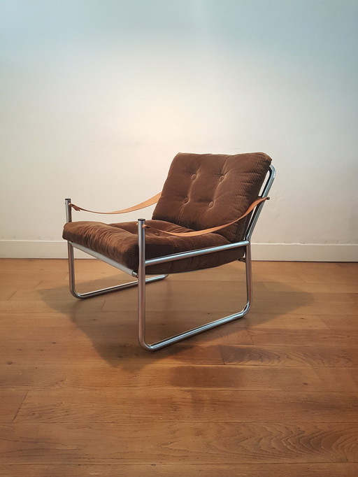 Vintage sling chair van Karin Mobring voor IKEA 1970