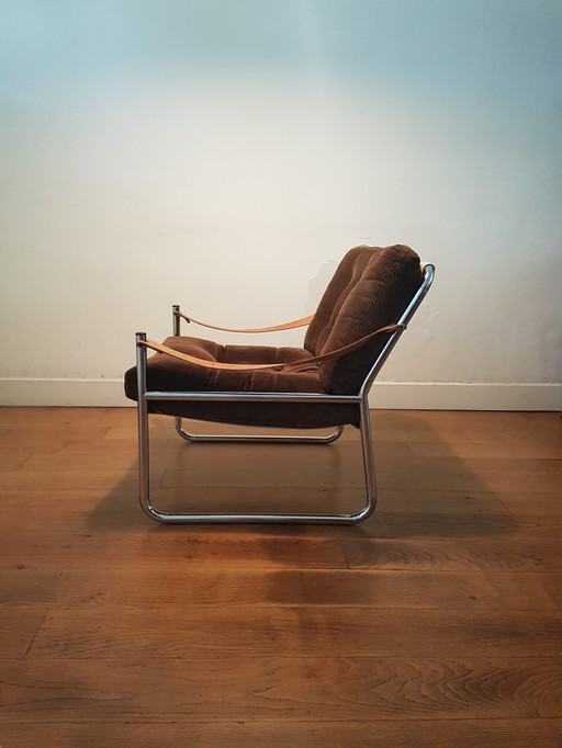 Vintage sling chair van Karin Mobring voor IKEA 1970
