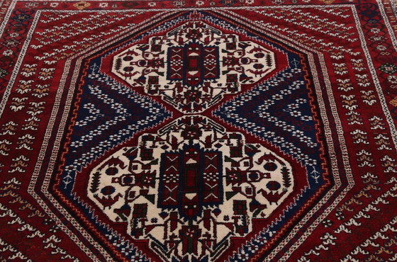 Image 1 of Oud Afshar Perzisch tapijt - uitstekende staat en zeer duurzaam