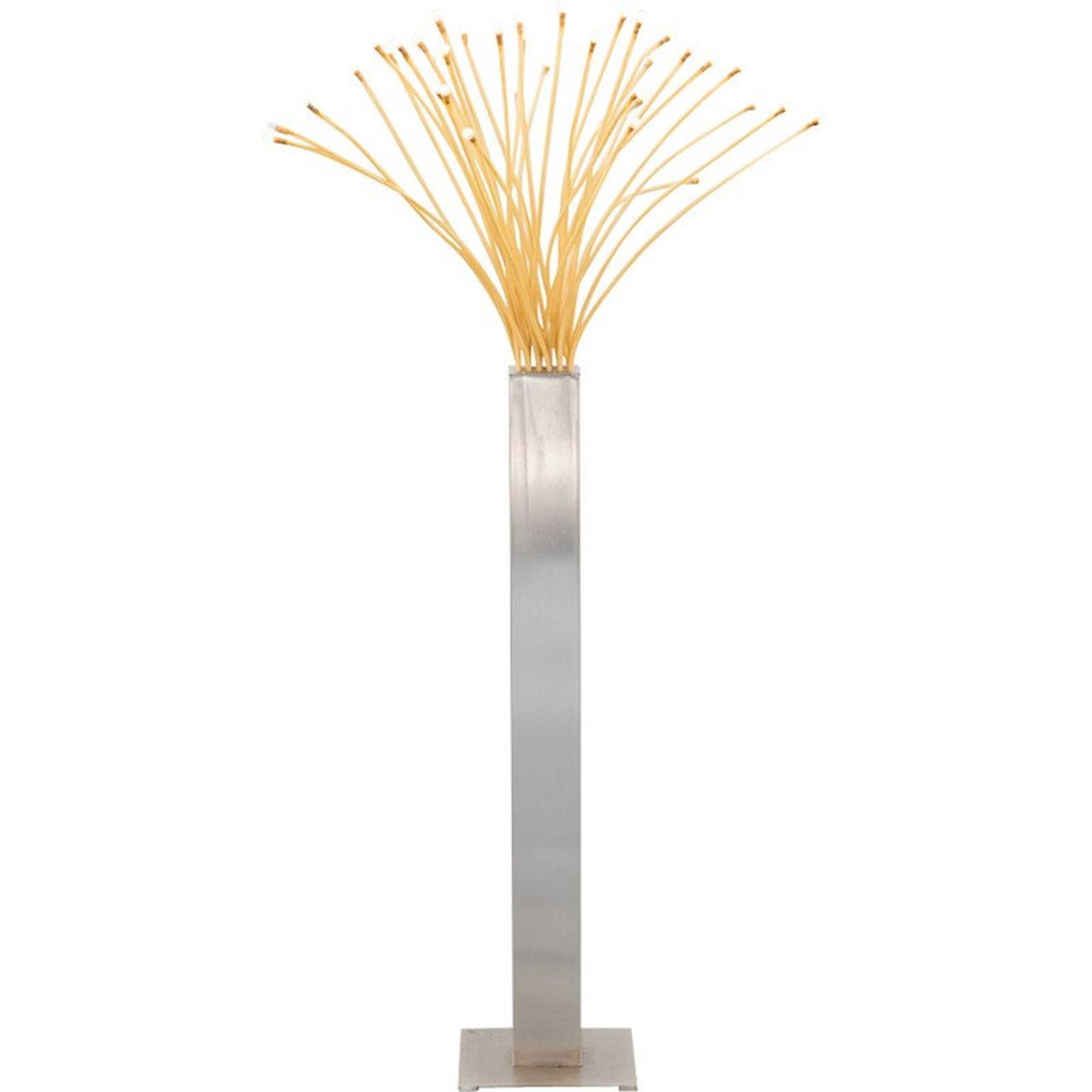 Vintage Stranne vloerlamp van ijzer en glas voor Ikea, Italië 1970