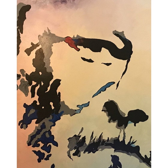 Image 1 of Vintage schilderij Rabbi kleuren door ClemS, 2020