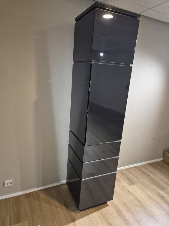 Image 1 of Interlubke Korpus Audiomeubel - Zwart - Hoogglans - Design