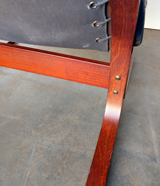 Image 1 of Originele Westnofa Siësta Chair By Ingmar Relling | Zwart Leer