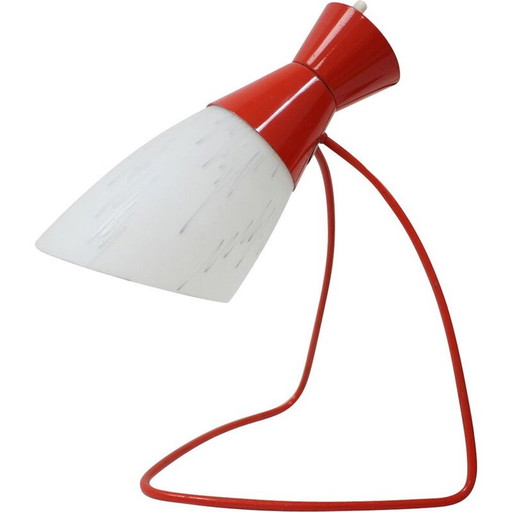 Vintage lamp in gelakt metaal van Josef Hurka voor Napako, Tsjecho-Slowakije 1960