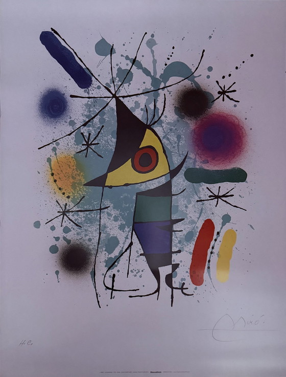 Image 1 of Joan Miro: “Home De Festa, 1972”.