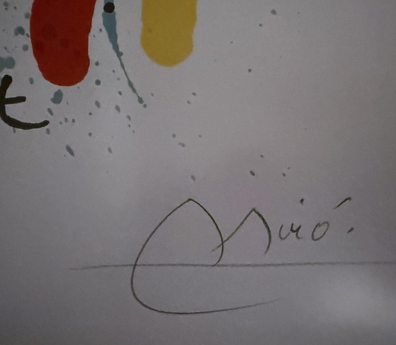 Image 1 of Joan Miro: “Home De Festa, 1972”.