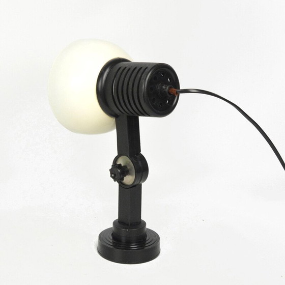 Image 1 of Vintage industriële verchroomd stalen wandlamp van Polam-Pułtusk, Polen 1970