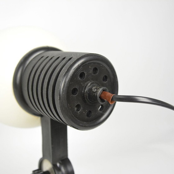 Image 1 of Vintage industriële verchroomd stalen wandlamp van Polam-Pułtusk, Polen 1970