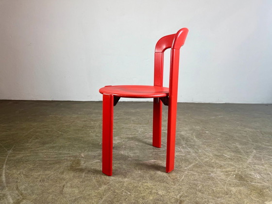 Image 1 of Set van 6 vintage stoelen Bruno Rey Kusch & Co jaren 1970 ontwerp nieuw gelakt